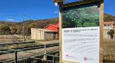 Cartel informativo ubicado en Velilla de la Valduerna